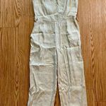 Antonio Melani Designer Tan Sleeveless Jumpsuit Womens 12 Photo 1