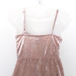 ASOS Y2K  Womens Babydoll Dress Size‎ 6 Pink Velvet Fairy Romantic Coquette Hoco Photo 5