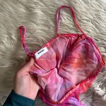 RUMORED Vintage Slip Maxi Dress In Watercolor Pansy Pink Size L Photo 8