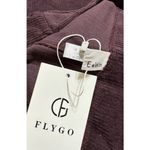 NWT E Win Chic Maroon Red‎ Corduroy Dress Side Split & Pocket Photo 1