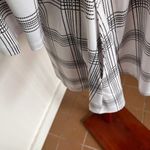 Croft & Barrow White Plaid Print Scoop-neck Swing Top Photo 4