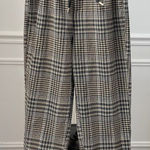Stradivarius Strativarius Glenn Plaid Paper Bag Crop Trousers Pants XS Photo 0