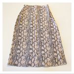 American Eagle  Snake Print Midi Straight Skirt Photo 2