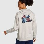 Eddie Bauer  EB Retro Logo Graphic Full-Zip Hoodie Sweatshirt Gray Size XL Photo 11