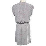 Signature Studio Casual Pinstripe Floral Dress with V-Neck and Elastic Waist - Summer Ready! Photo 3