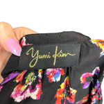 Yumi Kim Yumi Top In Black Floral Print Silk Size XS Photo 7