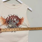 Urban Outfitters Women's Ruched Y2K Graphic Tank Top Mini Dress Medium Rock Photo 5