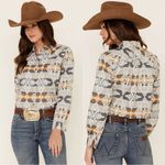 Ariat  X Pendleton Women’s Billie Button Up Shirt Longsleeve Cowgirl Western L Photo 1