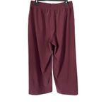 Lululemon Burgundy Wide Leg Split Hem Pants Women's Size 10 EUC Red Photo 8