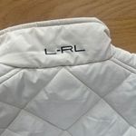 Lauren Ralph Lauren Large White Quilted Vest Sleeveless Jacket Zip Photo 7