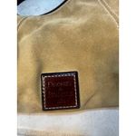 Dooney & Bourke  Small East West Slouch Suede Shoulder Bag Camel Brown Photo 1