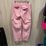 Cotton On Cute bubblegum pink  slouchy cozy ankle cargo pants costal beach vacay Photo 3