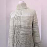 Karen Scott Vintage Y2K Green Ombré Striped Turtleneck Sweater Photo 3