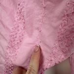 Aziz VTG Blazer and Pants Set Small Pink Embroidered Suit Coquette Y2K Retro Photo 11