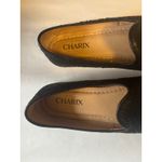 Charix Women's Wild Black Slip On Flats Size 8 Textured Leather Photo 3
