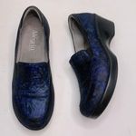 Alegria  EMMA By PG Lite Leather Clog Wedge Heel in Blue Twist S-156 Sz 9 Photo 1