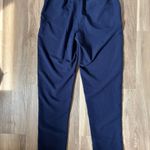 Figs FIONx Navy Blue Snap Button Drawstring Waistband Size XS Photo 1