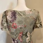 VTG Y2K K Studio Sage Green Floral Layered Ruffle Midi Dress Fairy Coquette Sz M Size M Photo 9