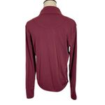 Bandier All Access Unison 1/4 Zip Up Long Sleeve Pullover in Port Royale Red Size M Photo 7