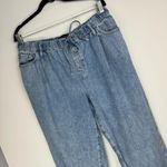 Banana Republic Barrel Jeans Sz Medium Womens Stretch Tie Waist Photo 4