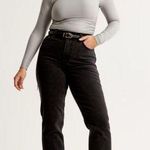 Abercrombie & Fitch Curve Love Ultra High Rise 90s Straight Jeans Photo 2