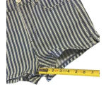 American Eagle  Hi Rise Shortie Blue‎ Striped Next Level Stretch Size 8 NWT Photo 4