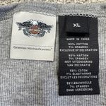 Harley Davidson Motorcycles Women’s Ribbed Ultra Classic Skull Tank Top Gray XL Photo 7