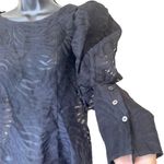 Gracia  Black Zebra Print Sheer Mesh Top Photo 6