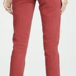 Helmut Lang  Punk Rock Red Denim Oxi Straight Jeans 26 Stonewash Edgy Grunge Rock Photo 1