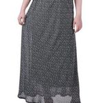 Ny Collection Chiffon Lined Belted Maxi Skirt Size Petite Medium Photo 0