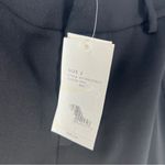 Vince Women's Satin Binding Easy Trousers Tapered Slim Leg Crepe Black Size 2 Photo 7