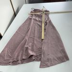 ASTR The Label Dress Womens Small Mauve Pink Gaia Satin Slip Slit Midi Formal Photo 9