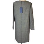 Piazza Sempione NWT  virgin wool blend a line dress w/ pockets colorblock sz 42 Photo 1