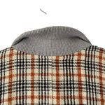 Free People  NWTs Victoria Track Blazer plaid Black Yellow size large Photo 7