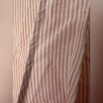 Labiz Pink Striped Seersucker Bow Top NWT Photo 3