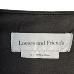 Lovers + Friends  Anya Black Thong Bodysuit Photo 2