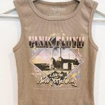 Pink Floyd Live in New York City Ribbed Cropped Graphic Band Tank Top Casual XS Photo 0