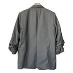 Anthropologie NEW x Mare Mare Cinch Sleeve Open Front Boyfriend Blazer Sz Large Photo 2