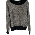 Bar III Metallic Rainbow Knit Top. Photo 0