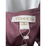 Yumi Kim Velvet Bustier Crop Mauve Small New Photo 4