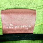 525 America  Knit Short Sleeve Sweater Cardigan Size Medium Green Artsy Photo 6