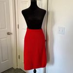 Genesis vintage cherry red midi sweater skirt. Size M Photo 1