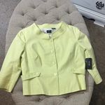 Y2K Nicole by Nicole Miller Denim Blazer‎ Green Size 16 Photo 3
