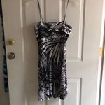 Cache B65 New Women’s  Print Strapless Stretchy Dress Black & White Size Large Photo 3