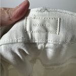 Mother Stunner Zip Ankle Step Fray Jean Women 26 Little Miss Innocent Distressed White Photo 5