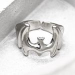 Silver Bat Ring Photo 1