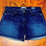 Banana Republic  Women’s Jean Shorts Mid-Rise Dark Wash Premium Denim Cotton 28 Photo 0