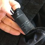 Vince Camuto  Black Shimmery‎ Faux Leather Strip Dress Pants, Size 2P Petite Work Photo 2