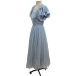 Ivy City Co. Jayne Snowflake Dress Tulle Glitter Cinderella Blue Silver Small Photo 7