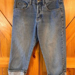 Zenana Outfitters Vintage Zena capri cuffed button fly 6 petite (3735) Read Photo 0